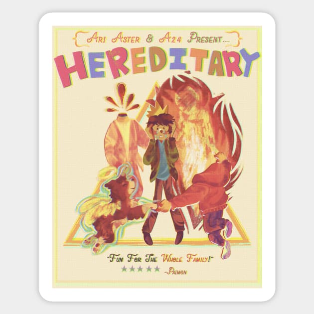 Hereditary Poster Sticker by Hkasof